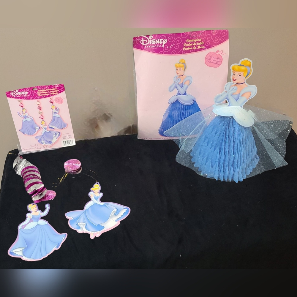 Disney Cinderella Party Supplies Vintage